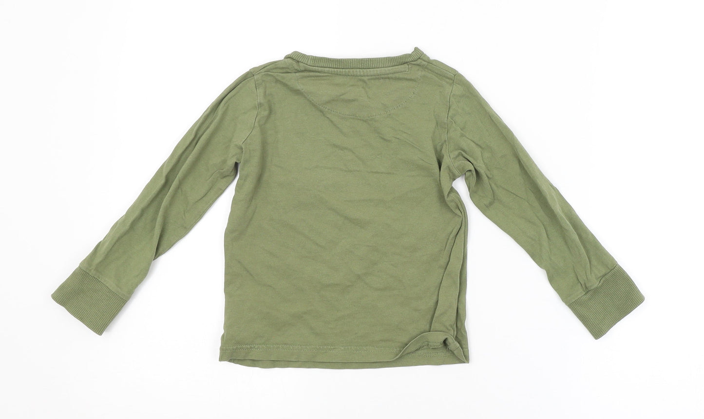 Mothercare Boys Green    Pyjama Top Size 3-4 Years