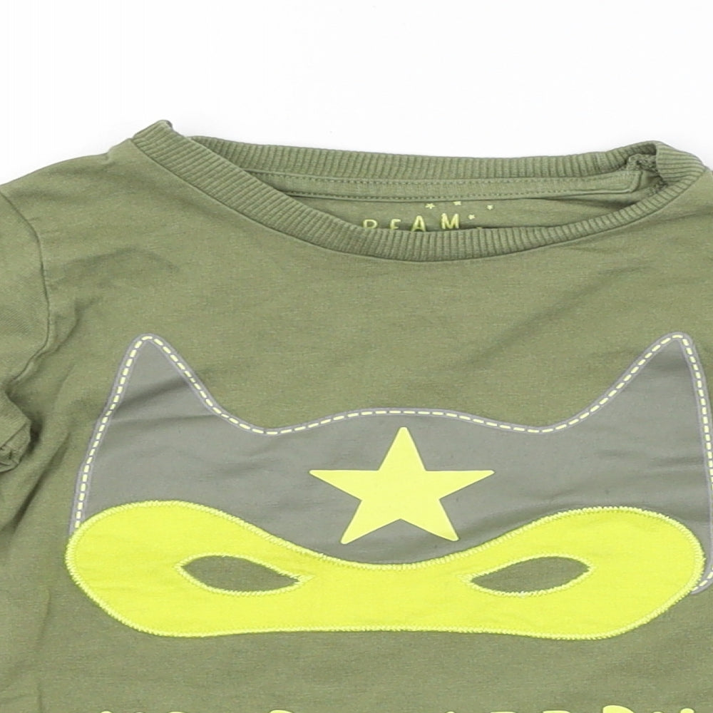 Mothercare Boys Green    Pyjama Top Size 3-4 Years
