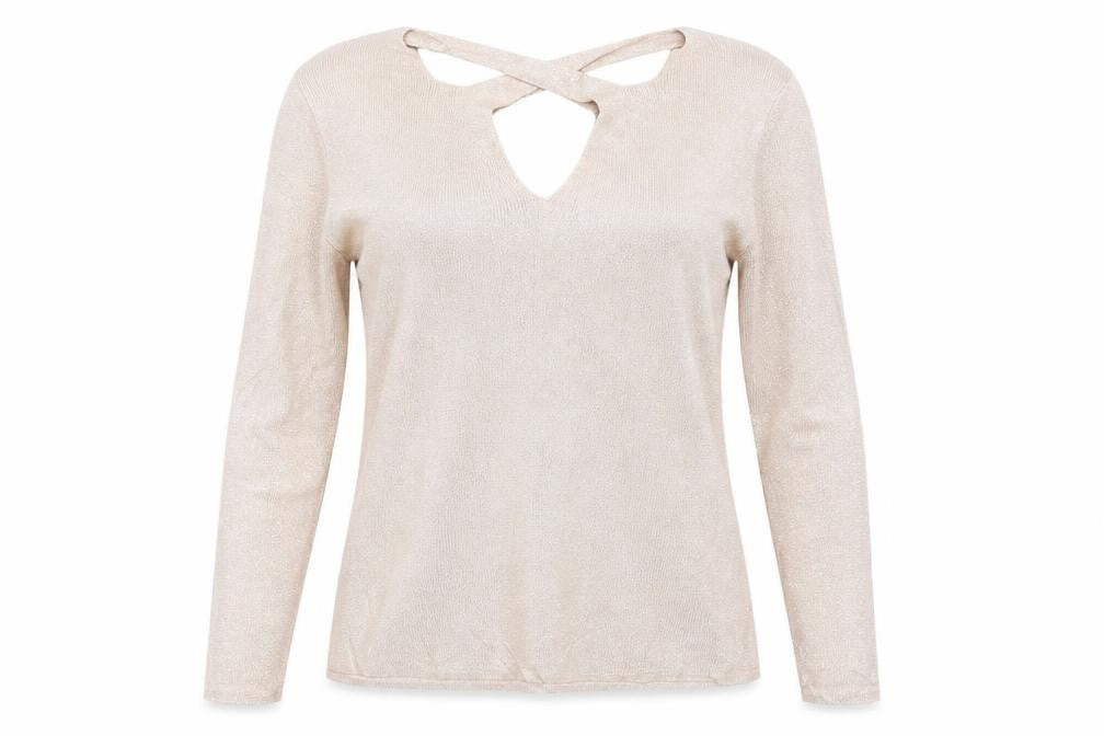 Dorothy Perkins Womens Beige   Pullover Jumper Size 14