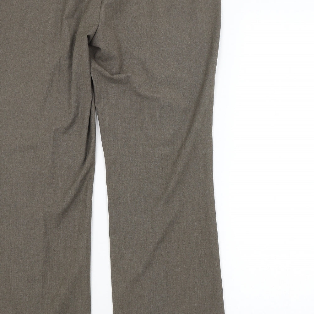 M&S Womens Grey   Trousers  Size 14 L28 in