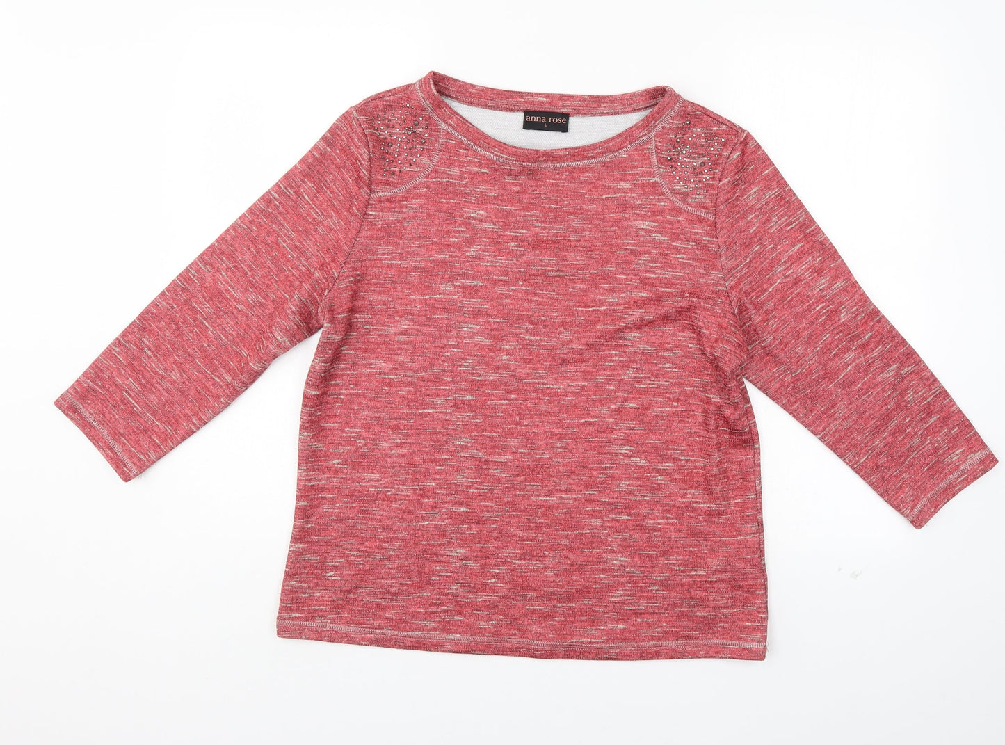 Anna Rose Womens Pink   Pullover Jumper Size L