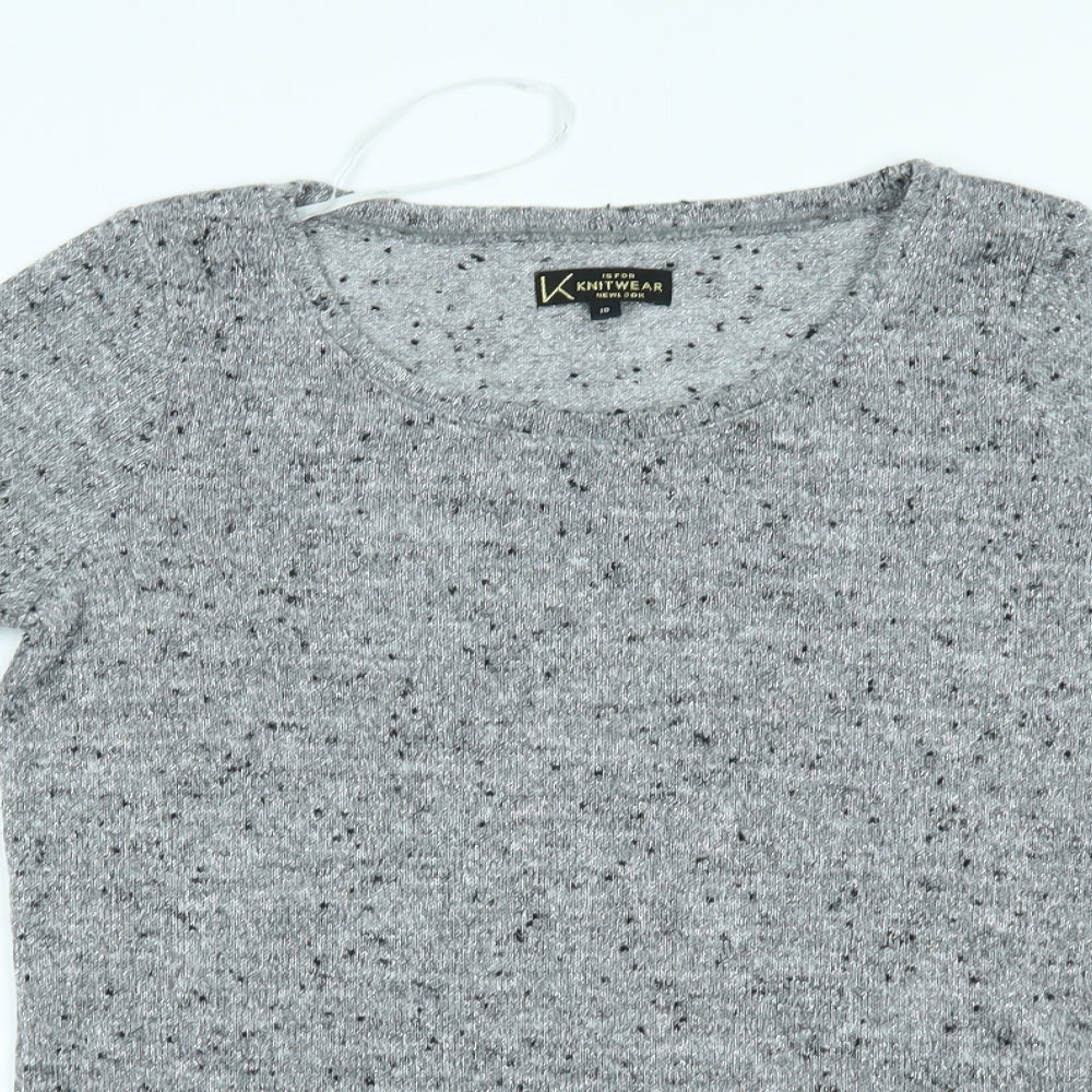 New Look Womens Grey   Pullover Jumper Size 10