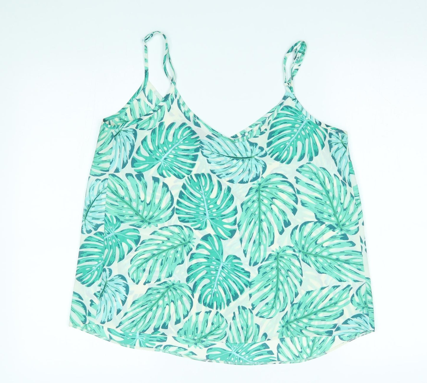 Atmosphere Womens Green Floral  Basic Blouse Size 12