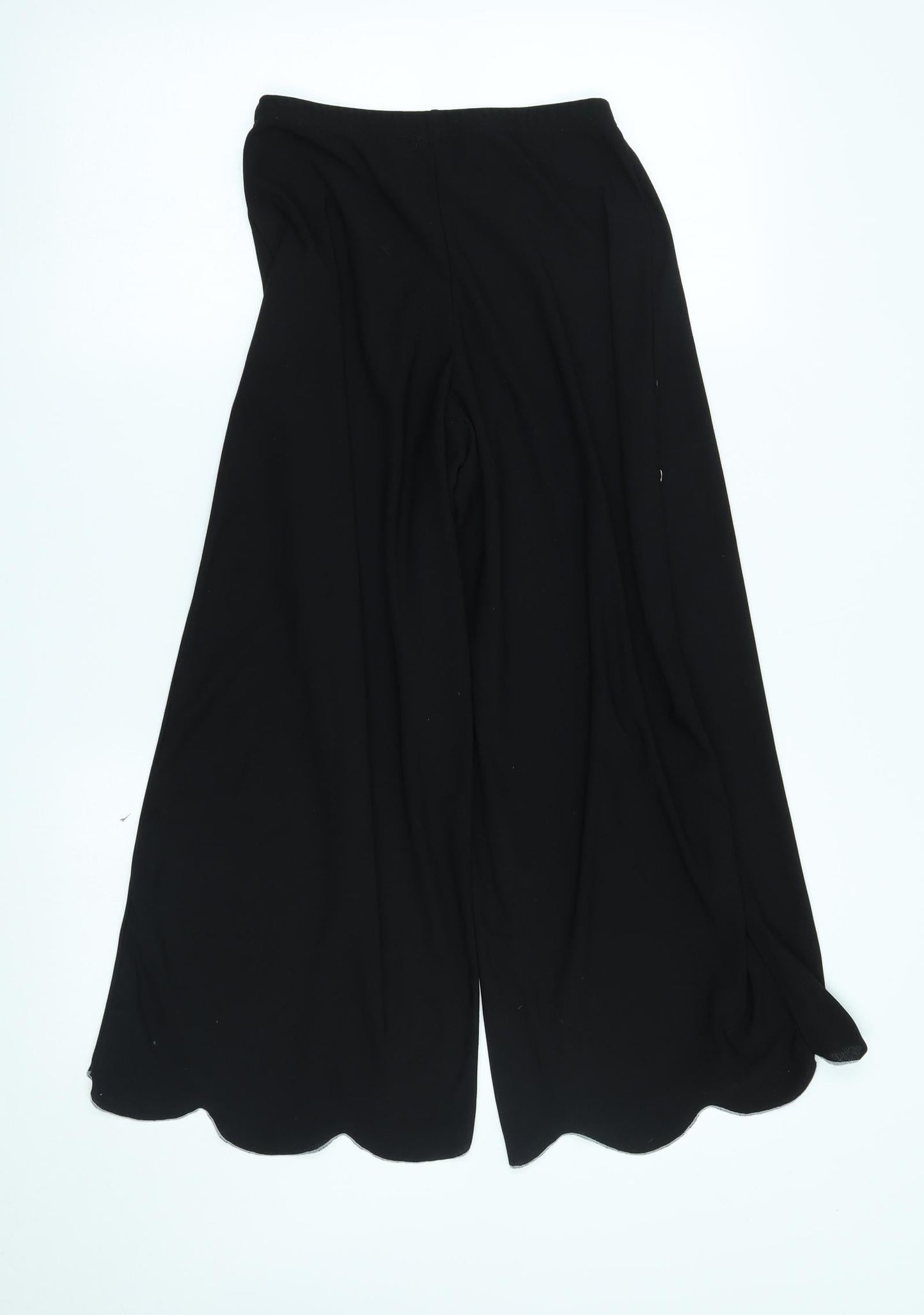 PRETTYLITTLETHING Womens Black   Capri Trousers Size 6 L22 in