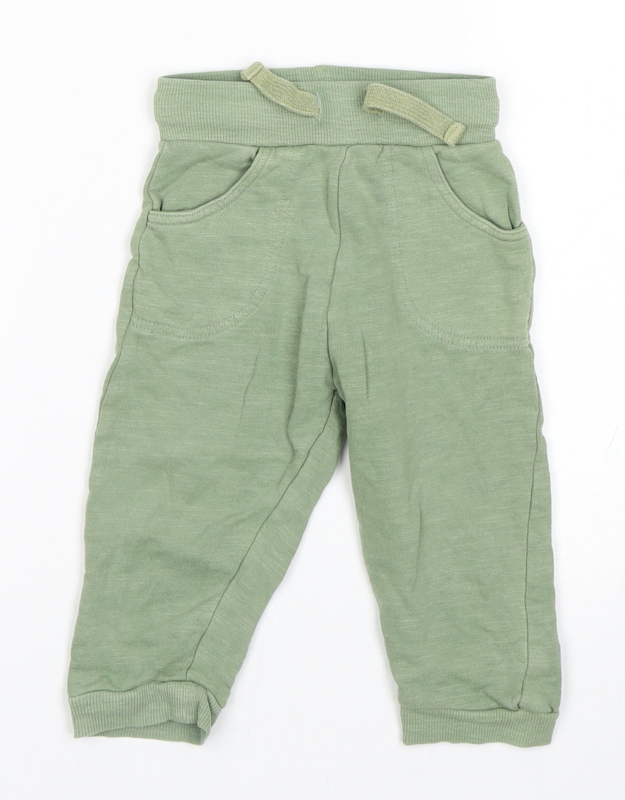 Matalan Baby Green   Sweatpants Trousers Size 9 Months