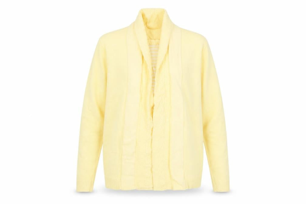Lizzi Clarke Womens Yellow   Pullover Jumper Size M