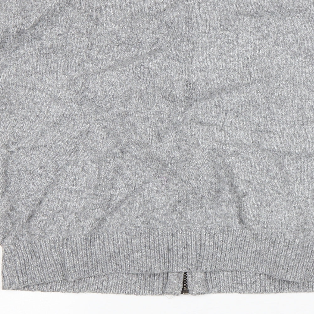Red Herring Womens Grey   Full Zip Jumper Size 12