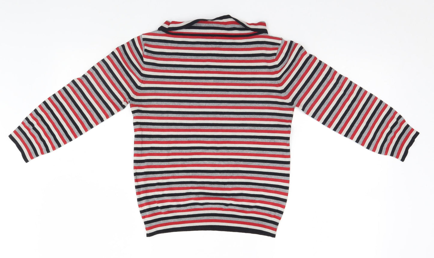 Warehouse Womens Multicoloured Striped  Pullover Jumper Size 10