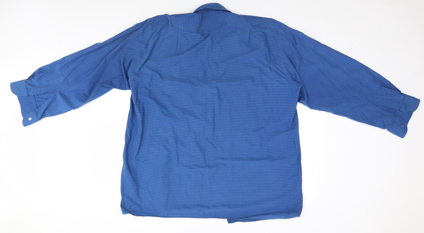 Preworn Mens Blue Striped   Button-Up