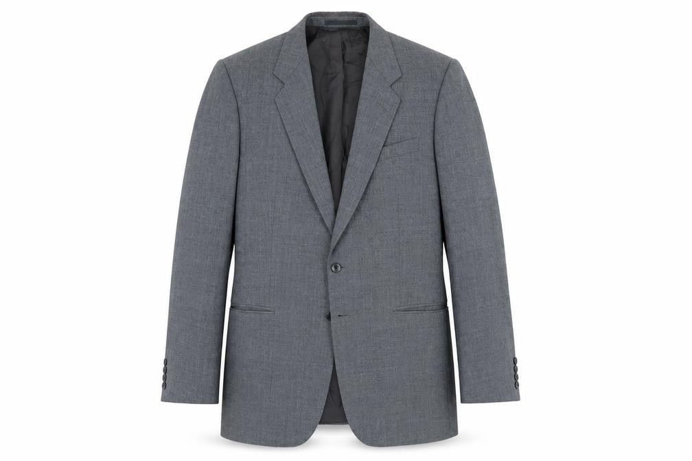 StMichael Mens Grey   Jacket Suit Jacket