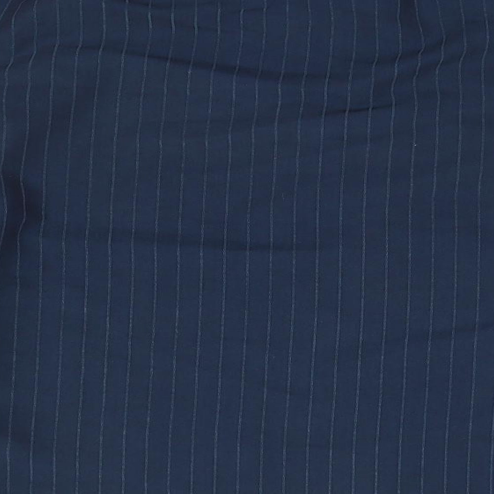 NEXT Mens Blue Striped   Button-Up Size S