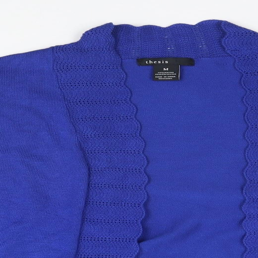 Thesis Womens Blue   Cardigan Jumper Size M