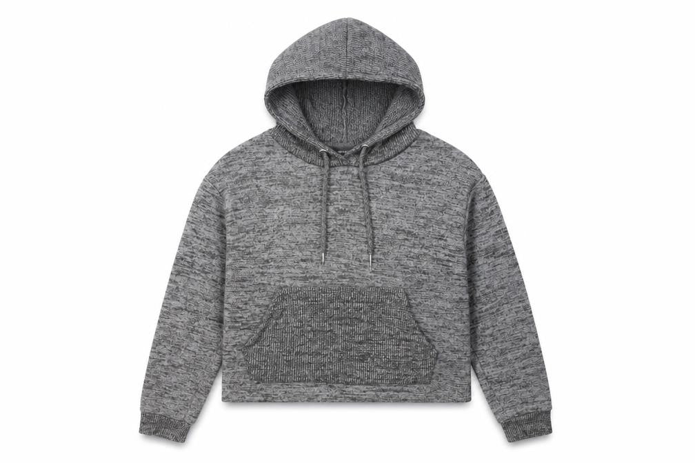 Primark Womens Grey   Henley Hoodie Size XS