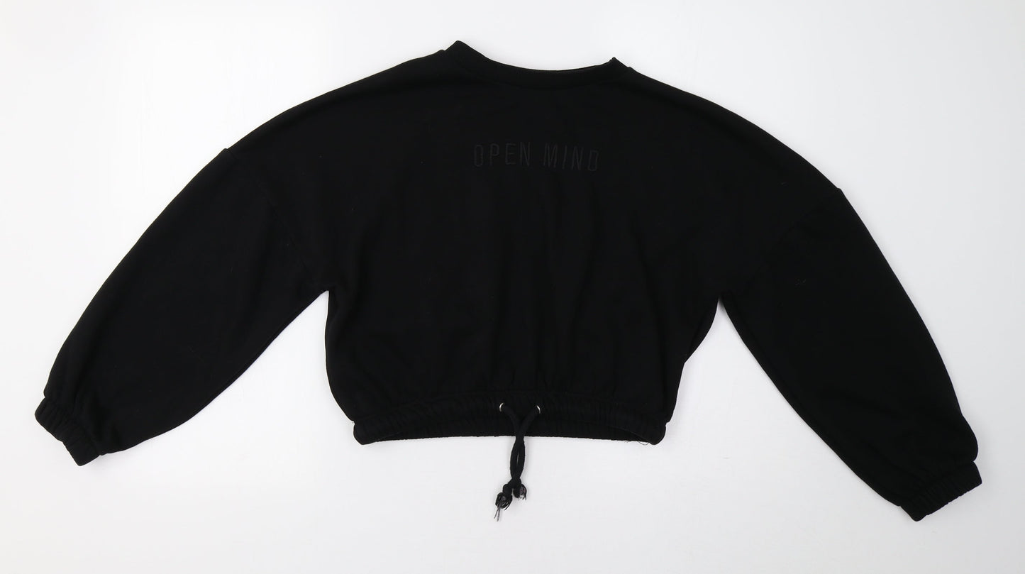 Primark Womens Black   Pullover Sweatshirt Size XS