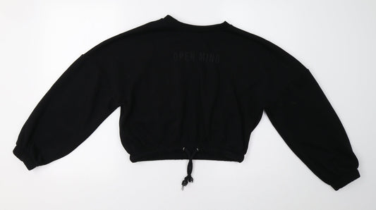 Primark Womens Black   Pullover Sweatshirt Size XS