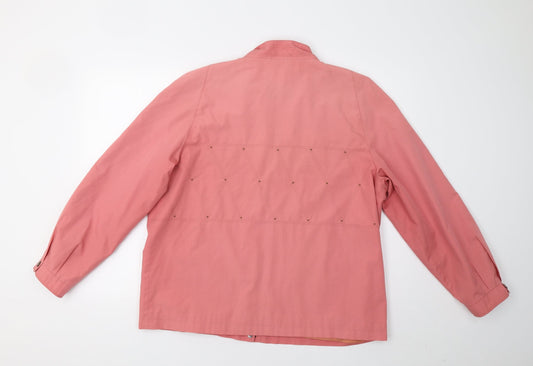 Dannimac Womens Pink   Overcoat Coat Size L