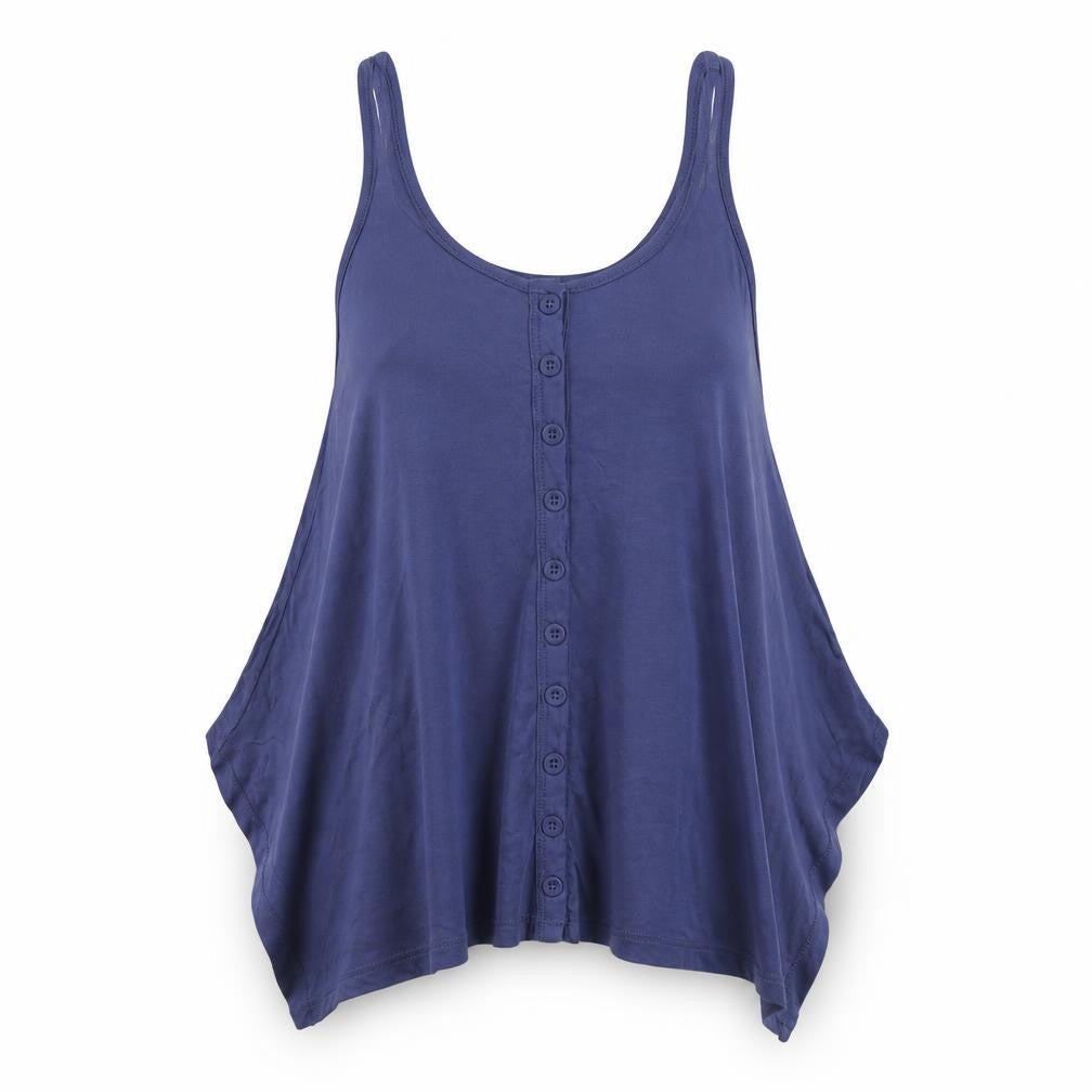 New Look Womens Blue   Basic Tank Size 8