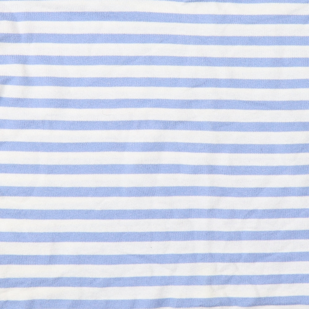 H&M Girls Blue Striped  Pullover Jumper Size 11 Years  - California