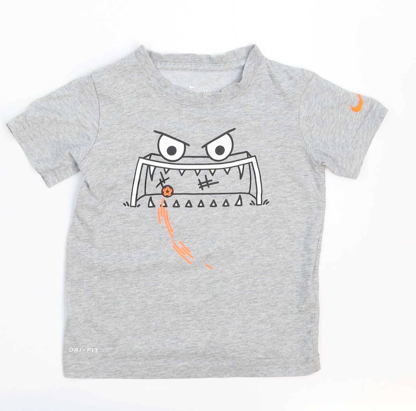 Denim & Co. Boys Grey   Basic T-Shirt Size 3-4 Years