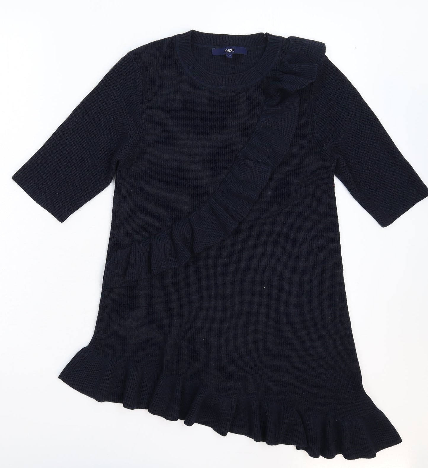 NEXT Womens Blue  Knit Pullover Jumper Size 14