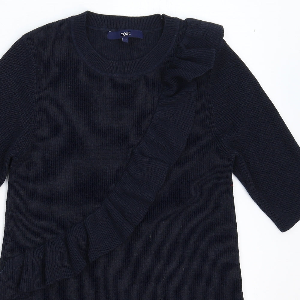 NEXT Womens Blue  Knit Pullover Jumper Size 14