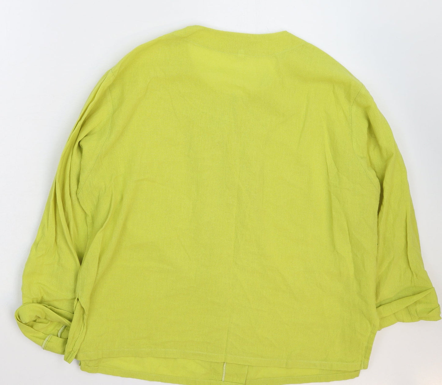 Miss Von Daring Womens Green   Jacket Blazer Size L