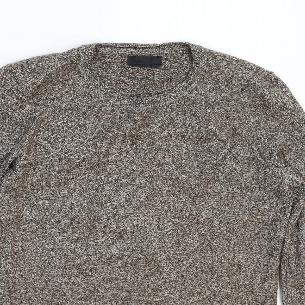 ASOS Womens Grey  Knit Pullover Jumper Size M