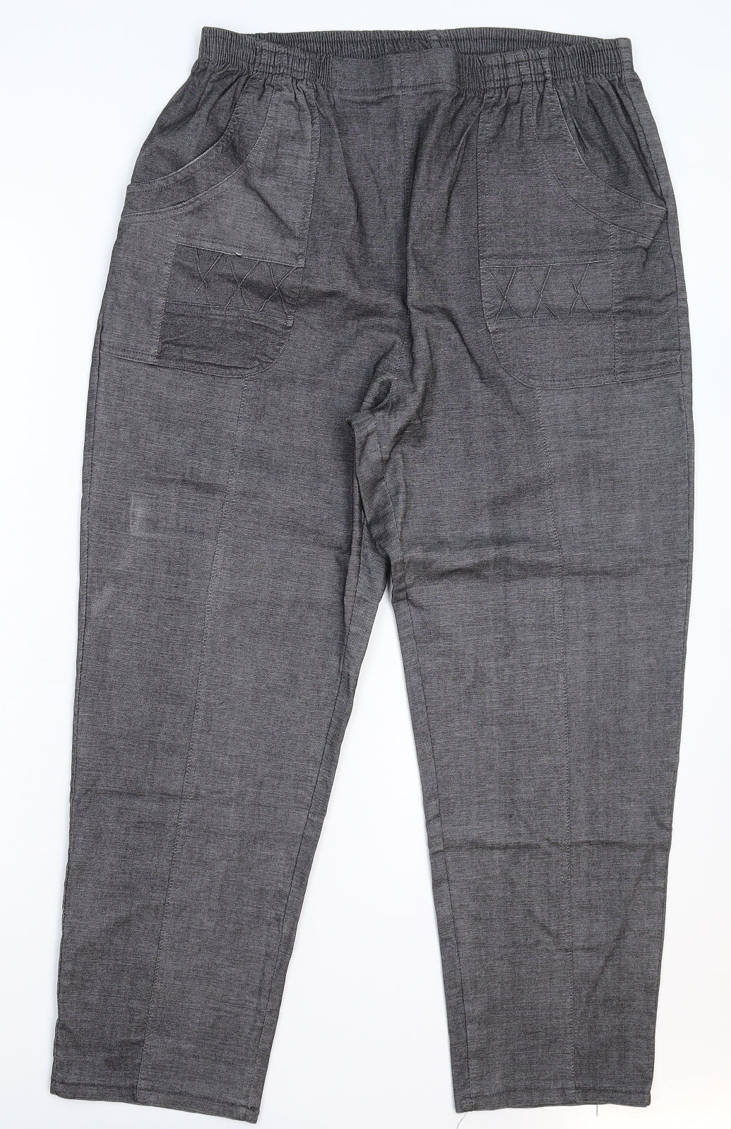 Preworn Womens Grey   Trousers  Size 36 in L25 in