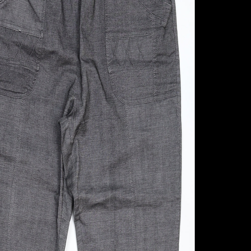 Preworn Womens Grey   Trousers  Size 36 in L25 in