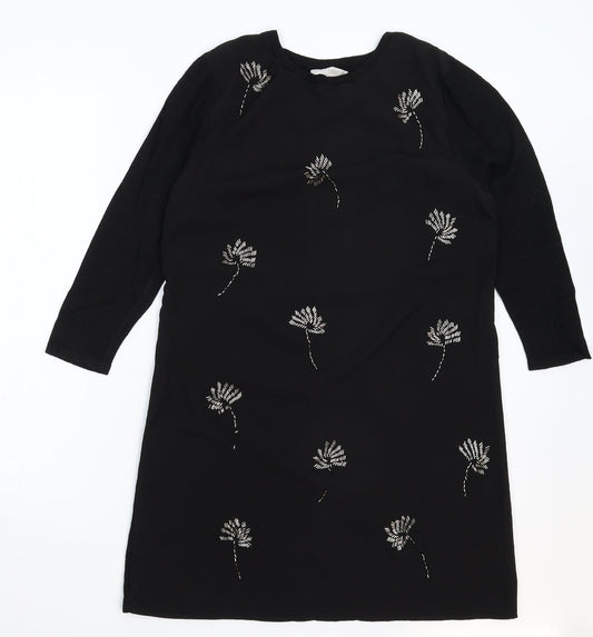 RJR.John Rocha Womens Black  Knit Mini  Size 12