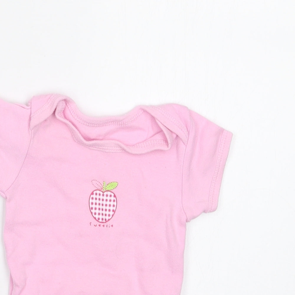 Earlydays Girls Pink   Babygrow One-Piece Size 0-3 Months