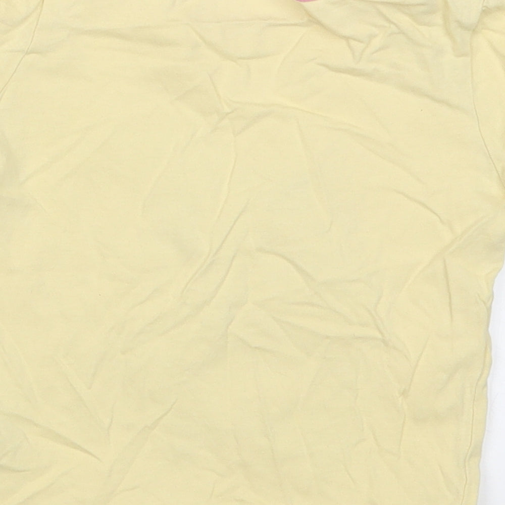 George Girls Yellow   Basic T-Shirt Size 2-3 Years