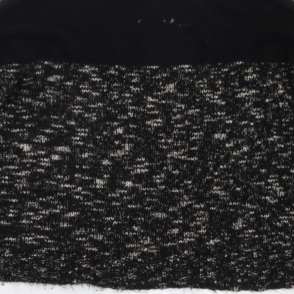 Dorothy Perkins Womens Black  Knit Pullover Jumper Size 16
