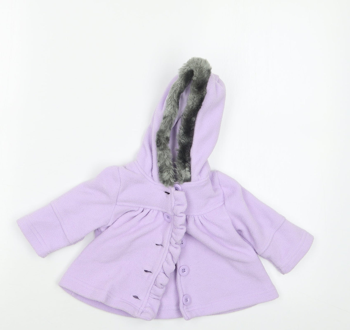 George Girls Purple   Jacket  Size 3-6 Months