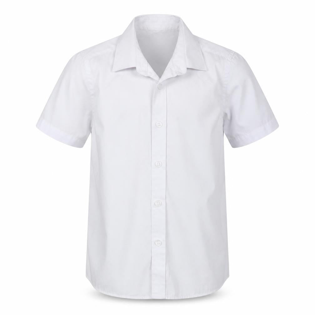Marks and Spencer Boys White   Basic Button-Up Size 5-6 Years