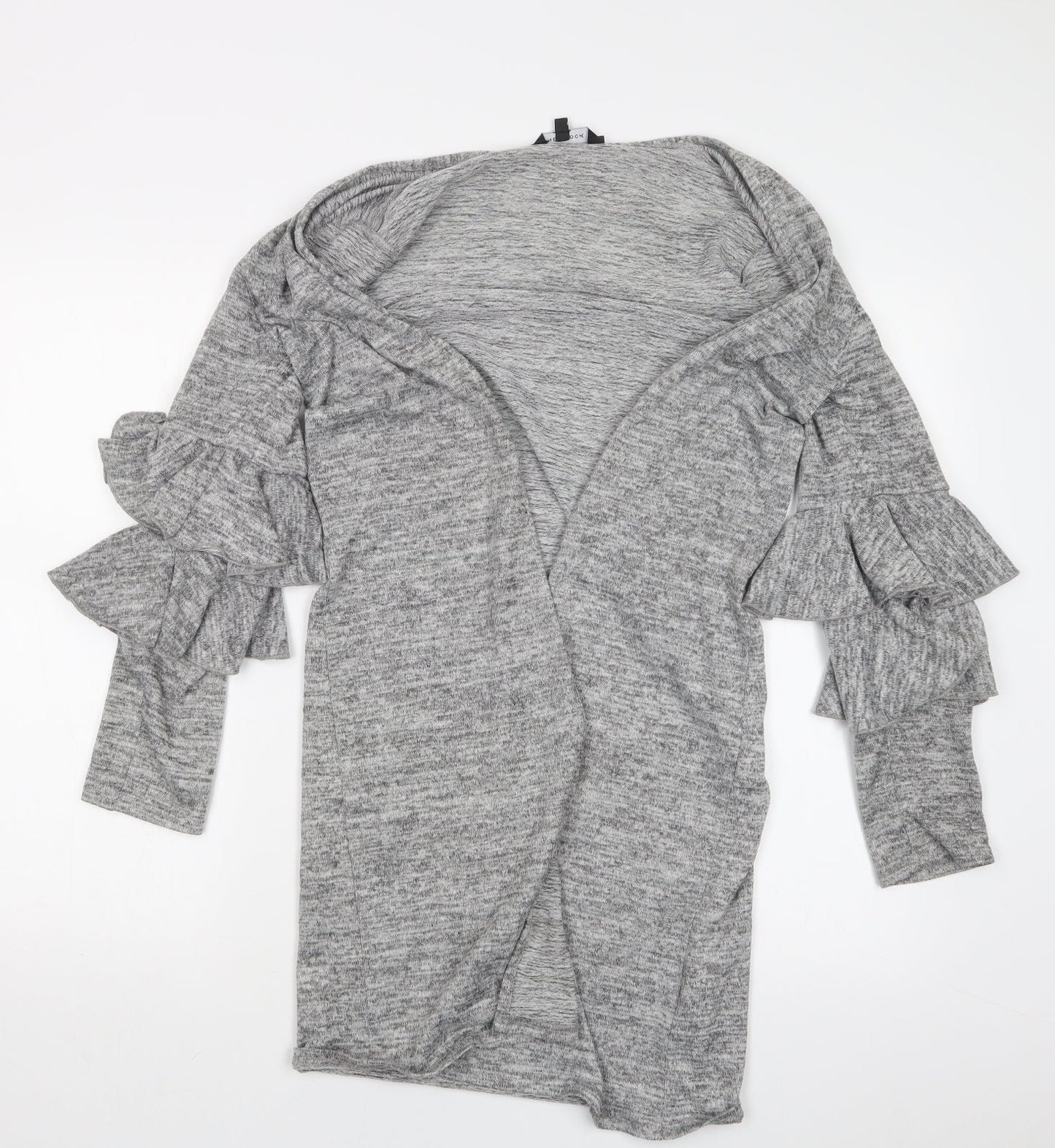 New Look Womens Grey  Knit Cardigan Jumper Size S