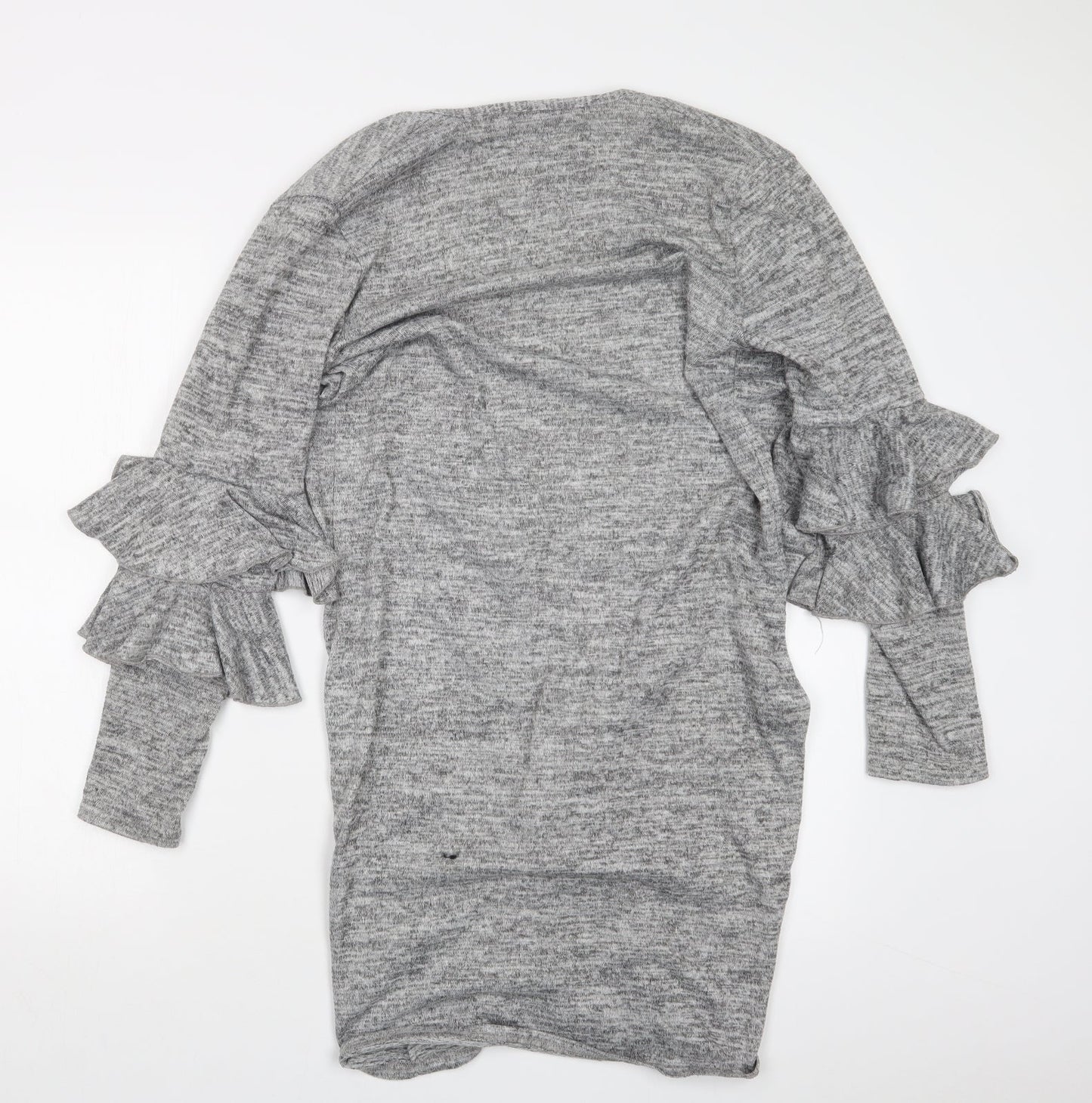New Look Womens Grey  Knit Cardigan Jumper Size S