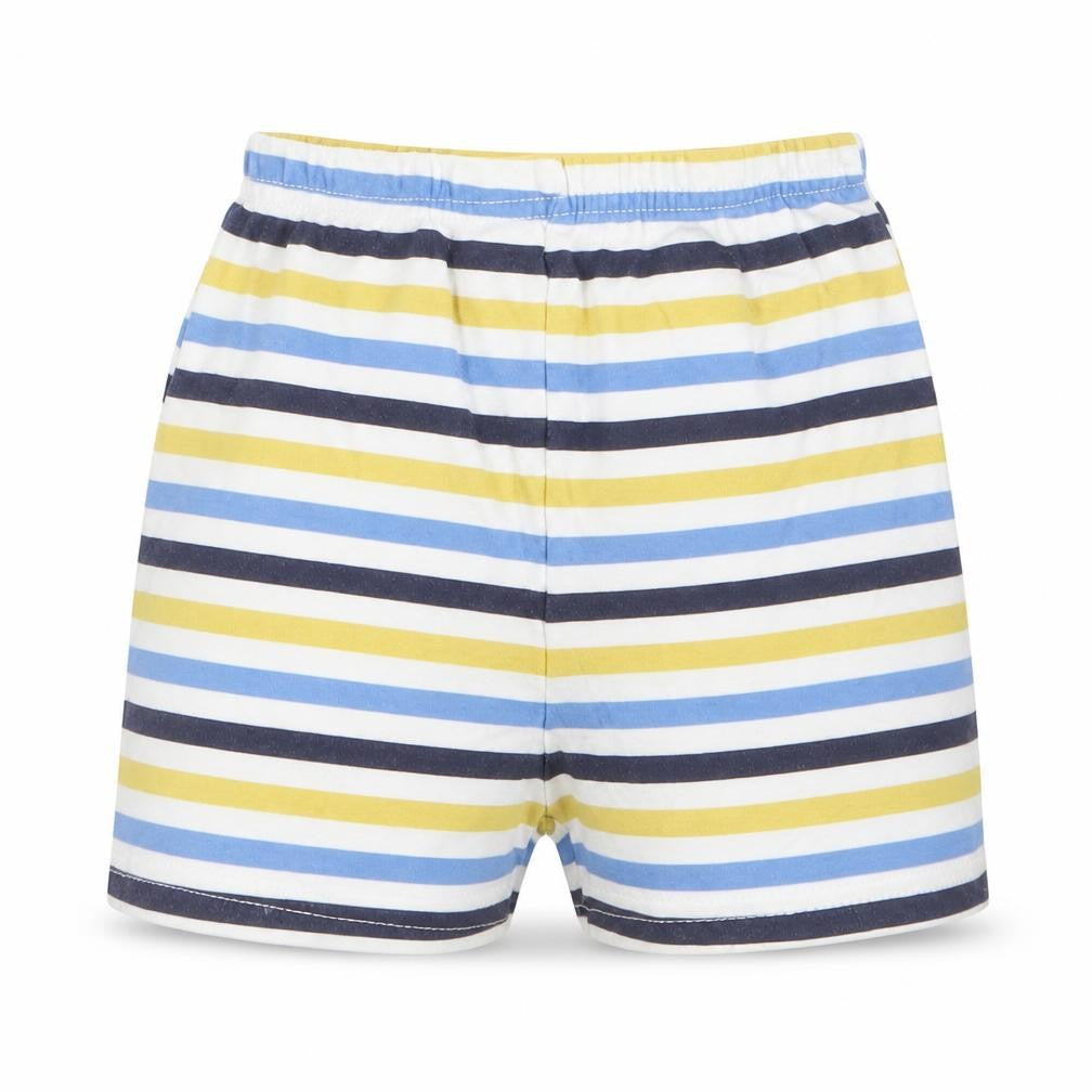 George Boys Blue Striped  Cropped Trousers Size 12-18 Months