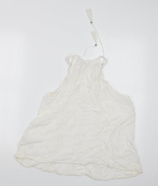 New Look Womens White   Basic Blouse Size 10