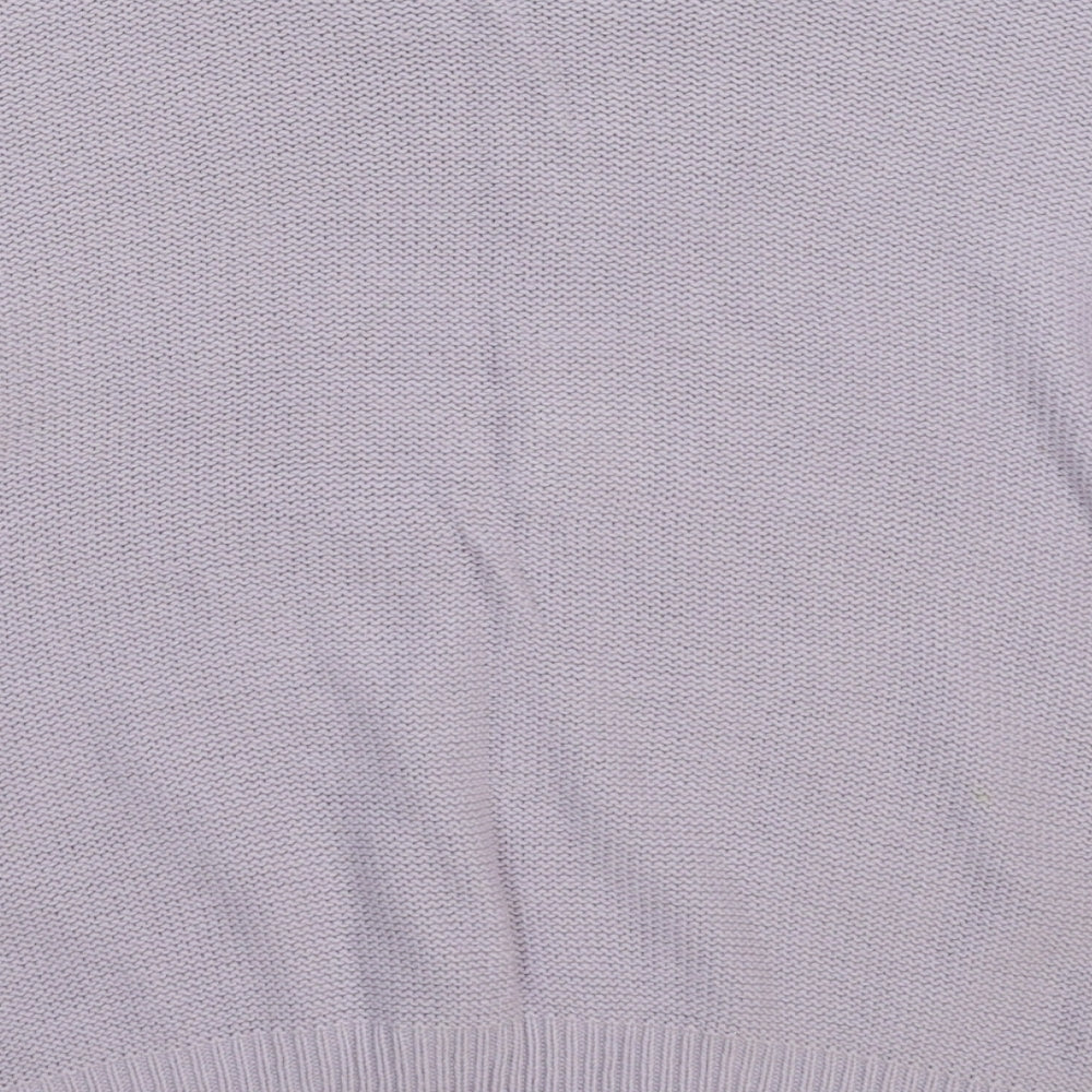 Moonlight Womens Grey  Knit Pullover Jumper One Size