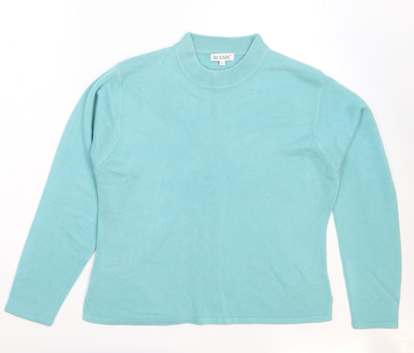 Fay Louise Womens Blue  Knit Pullover Jumper Size L