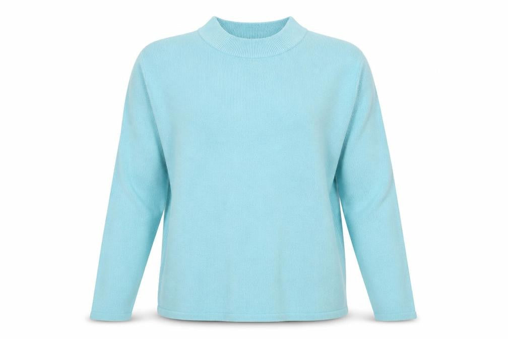 Fay Louise Womens Blue  Knit Pullover Jumper Size L