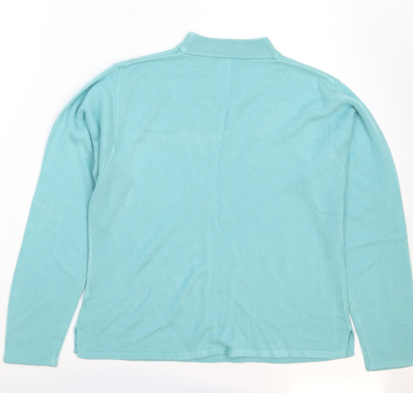 Fay Louise Womens Blue  Knit Pullover Jumper Size L
