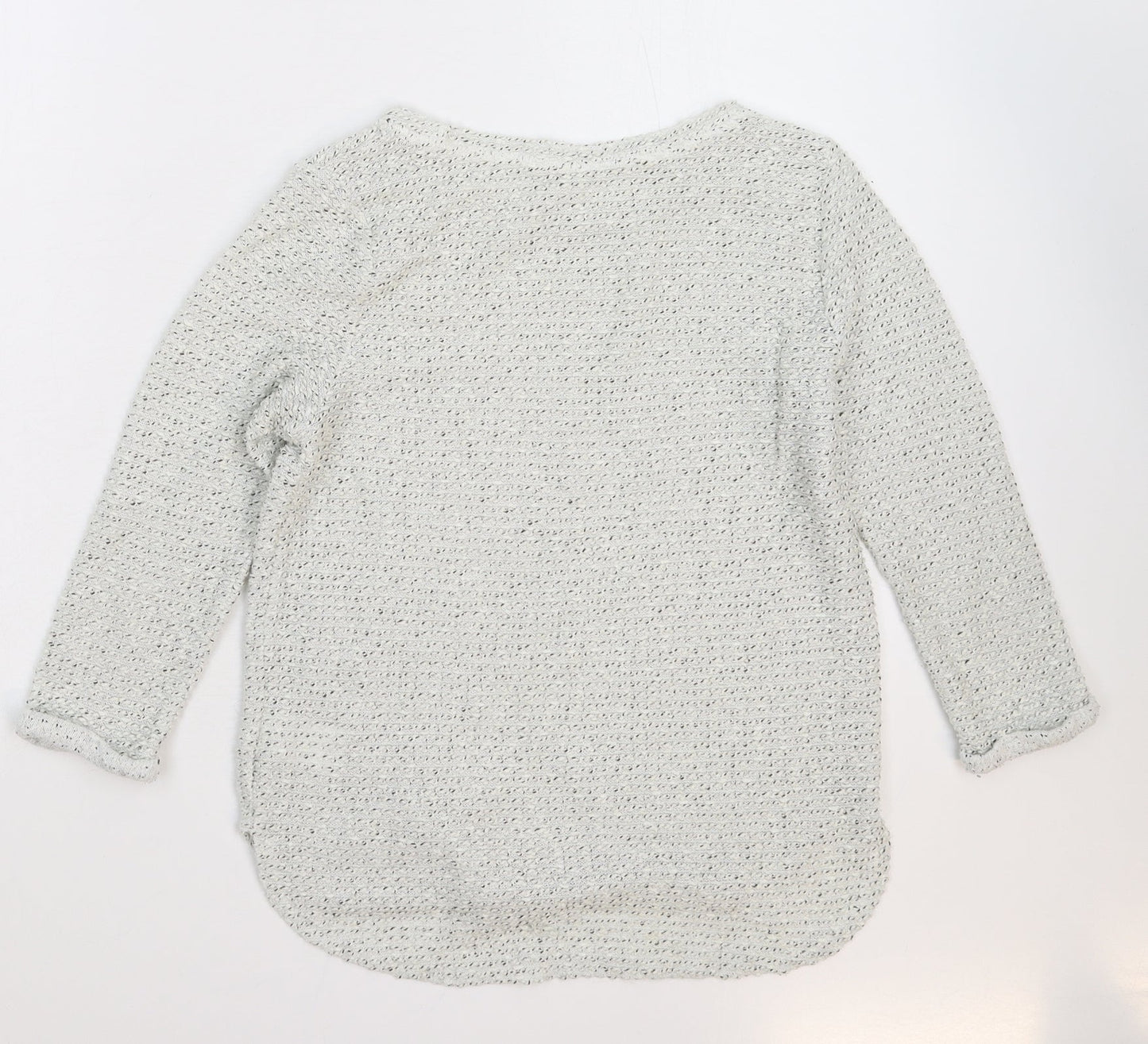 H&M Womens White  Knit Pullover Jumper Size XS