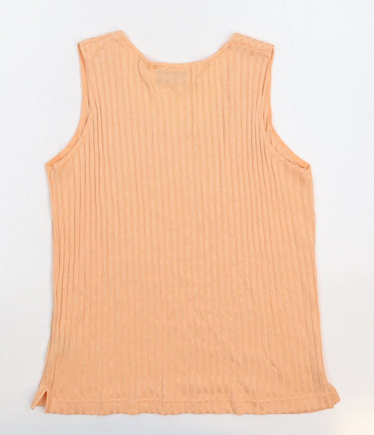 South Lodge Womens Beige  Knit Basic Tank Size M