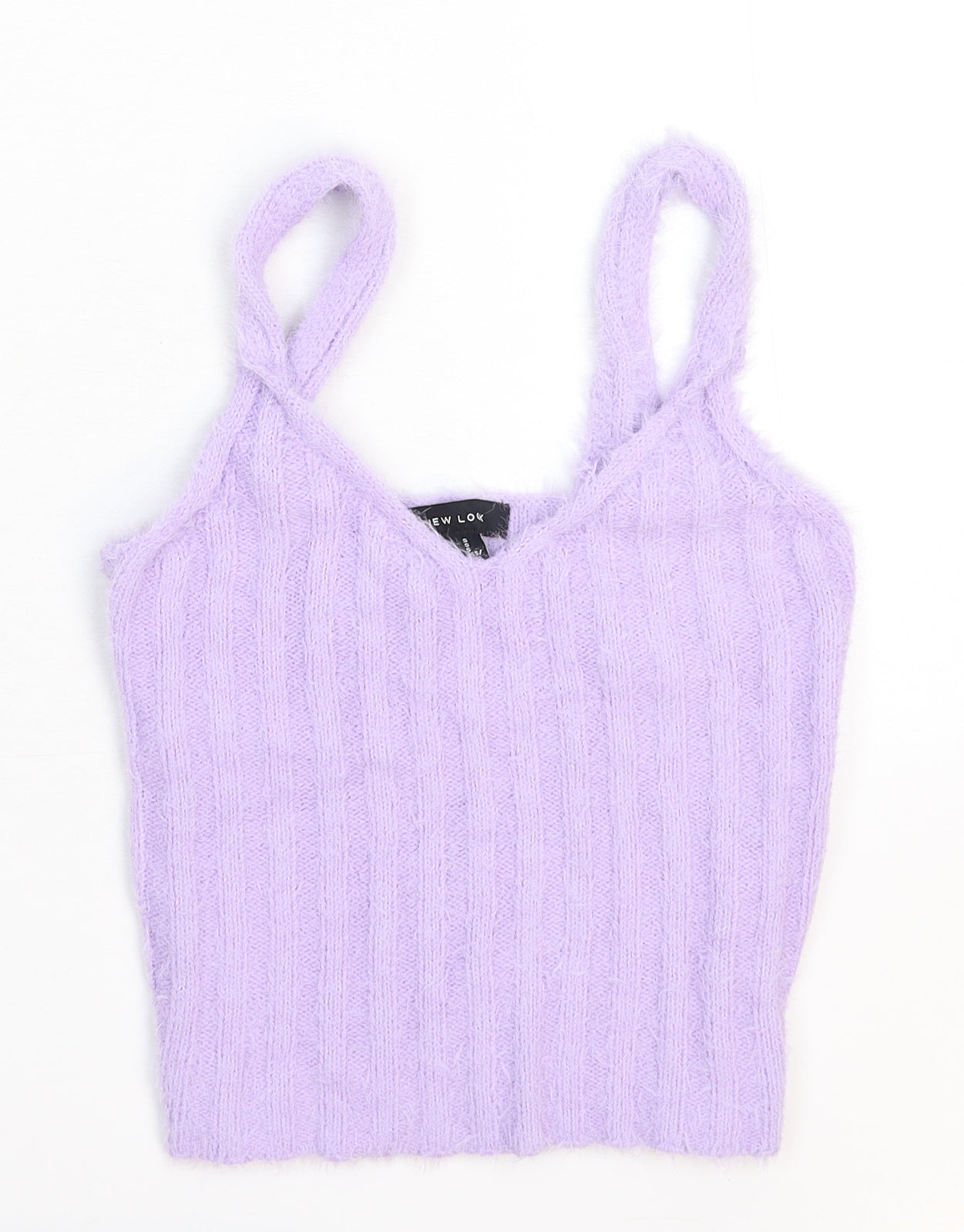 New Look Womens Purple  Knit Pullover Jumper Size S