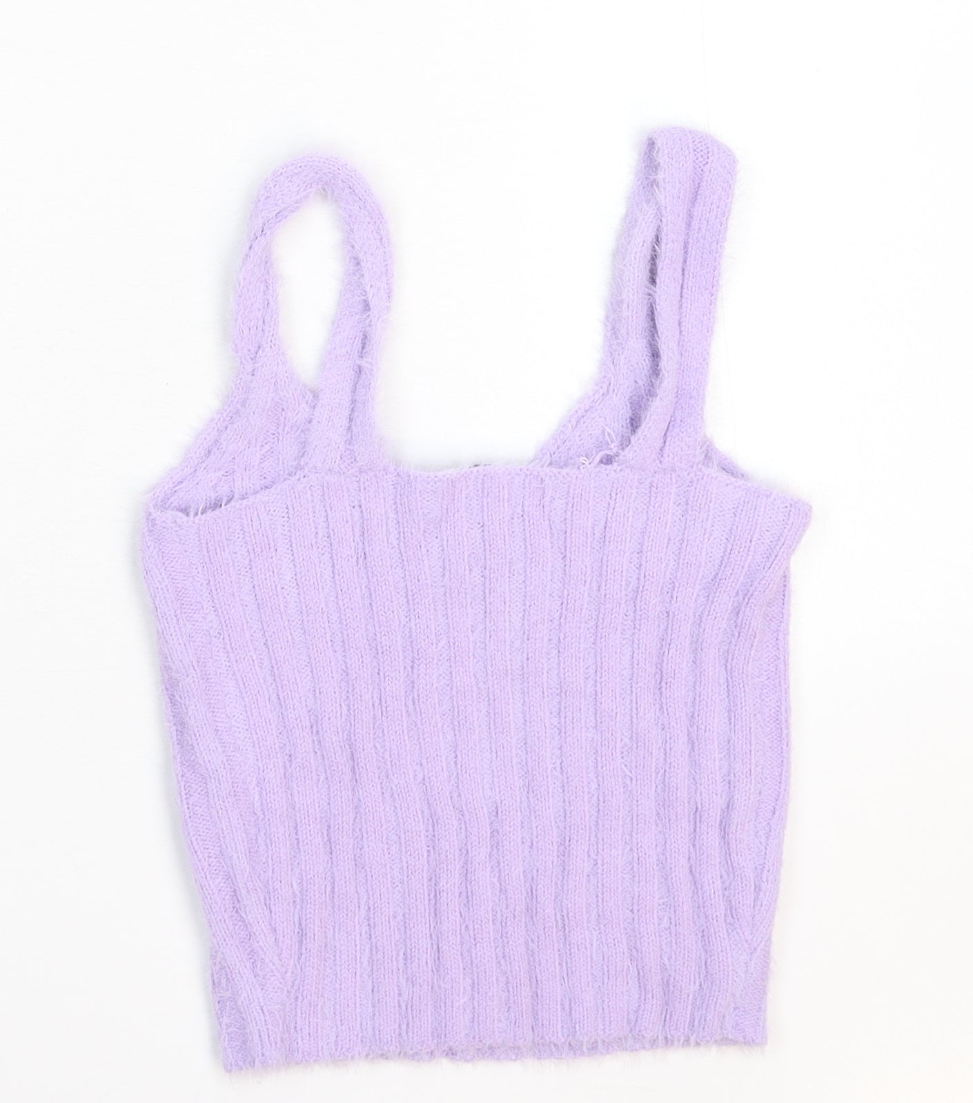 New Look Womens Purple  Knit Pullover Jumper Size S