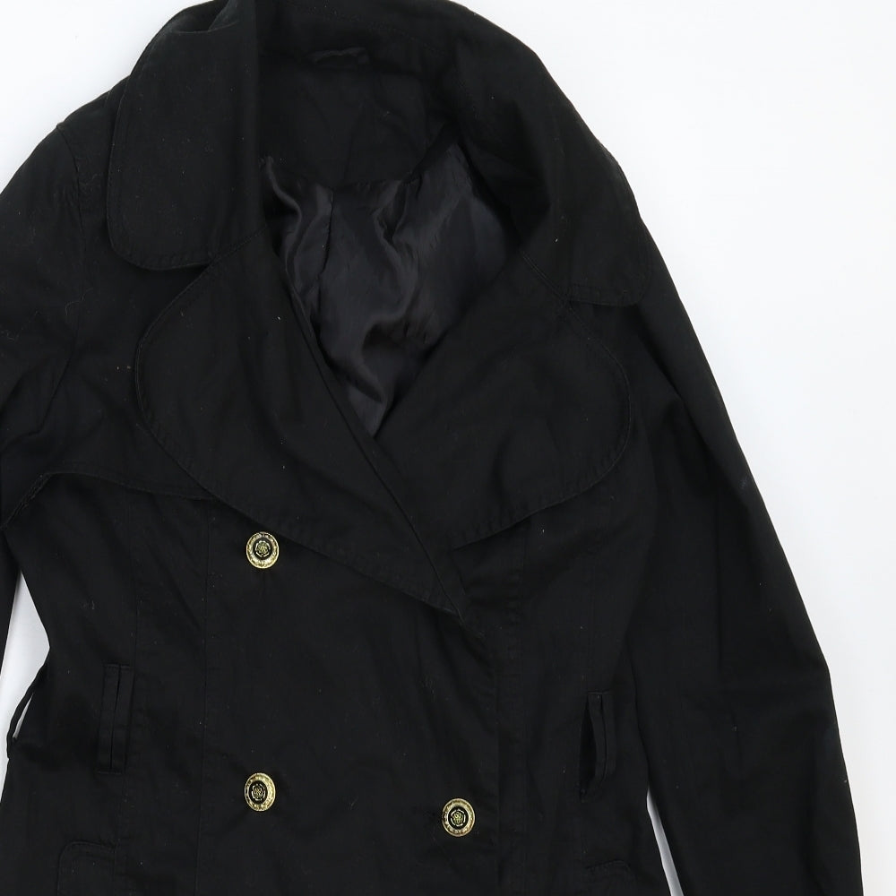 New Look Womens Black   Pea Coat Coat Size 8