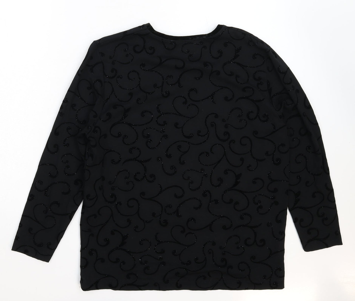 GolleHaug Womens Black   Pullover Sweatshirt Size 10