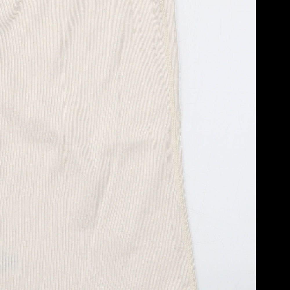 Miss Selfridge Womens White   Basic Tank Size 12